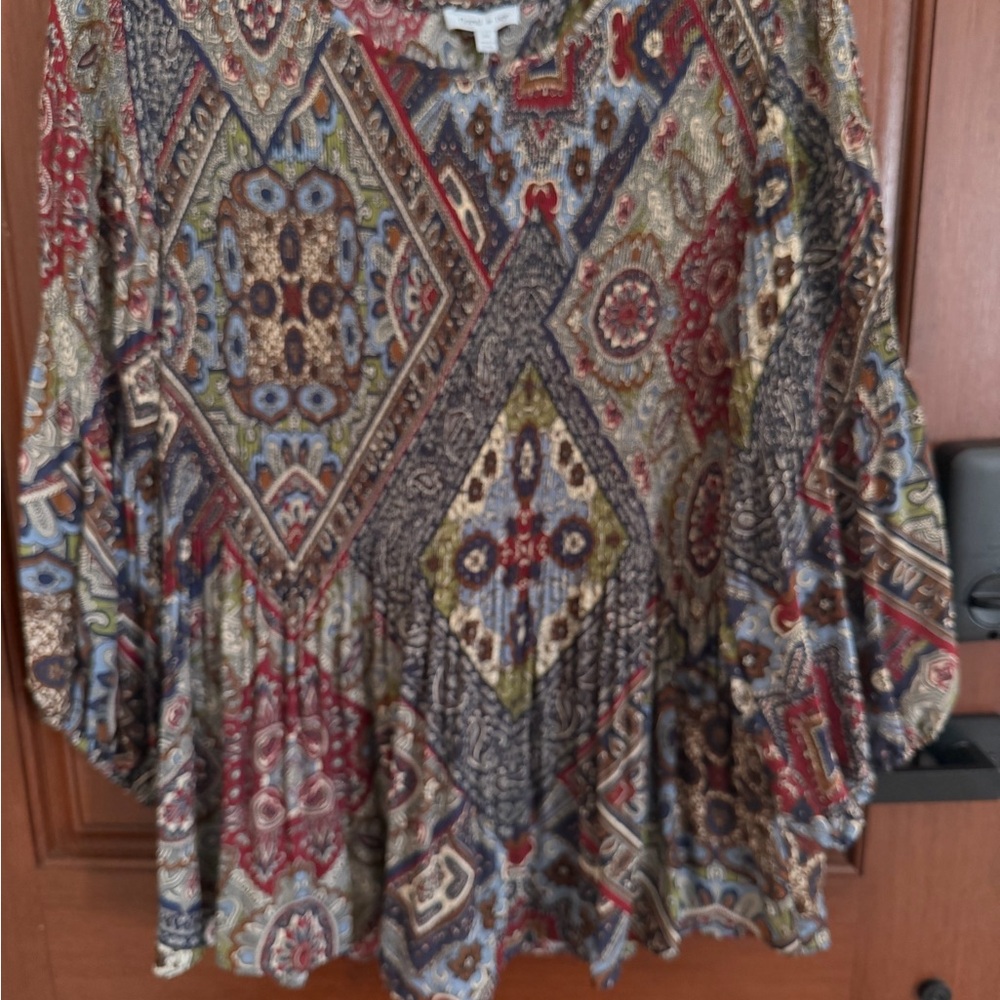 Bohemian Patchwork Blouse